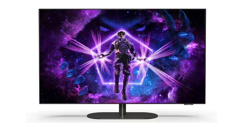 AOC 全新智能 OLED 显示器 AG421UDA 登场：41.5 英寸 4K 144Hz 屏 + Android 14，AI 助手与杜比双认证加持